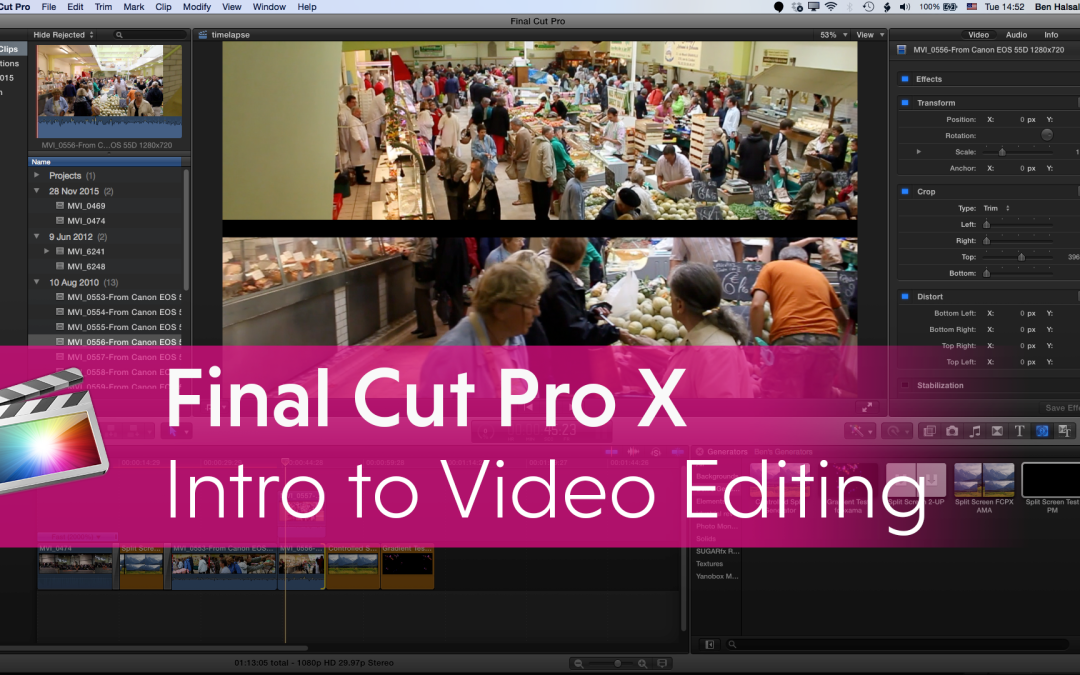 Lynda - Final Cut Pro X 101x Essential Training