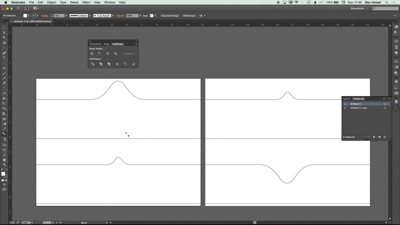 Illustrator & Photoshop: Create a Looping Wave Animation
