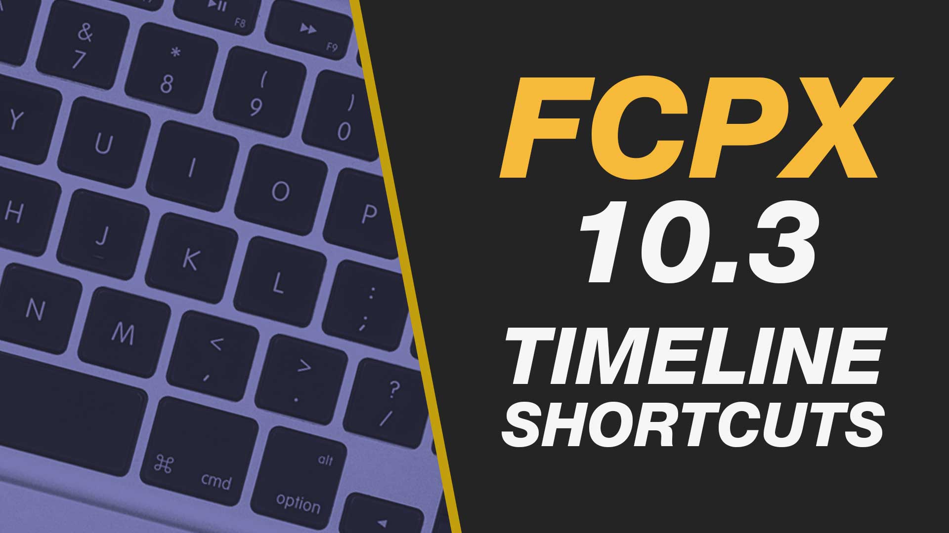 Move Around The Timeline Quickly and Easily in Final Cut Pro X 10.3 Tutorial – Beginner Class #fcpx #nyc #lax