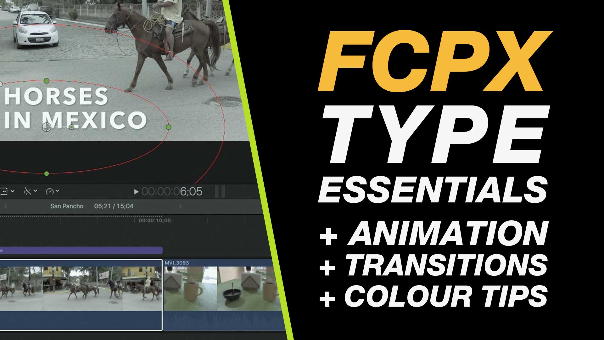 Final Cut Pro X: Adding Type + Modifying & Animate your Titles Beginner Tutorial #FCPX #FinalCutProX #SanPancho