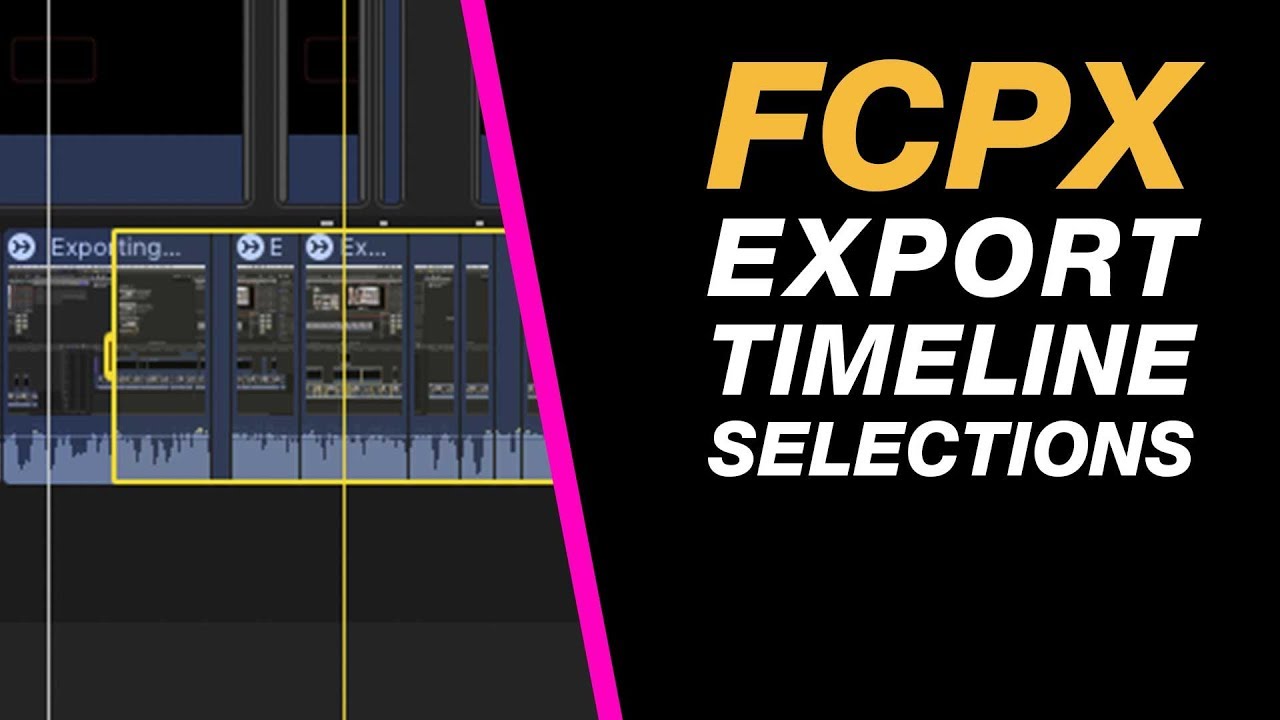 Final Cut Pro X – Export a Selected Area of Your Timeline Quickly and Easily #fcpx #finalcutprox #tutorial #beginnertutorial #beginnerfcpx