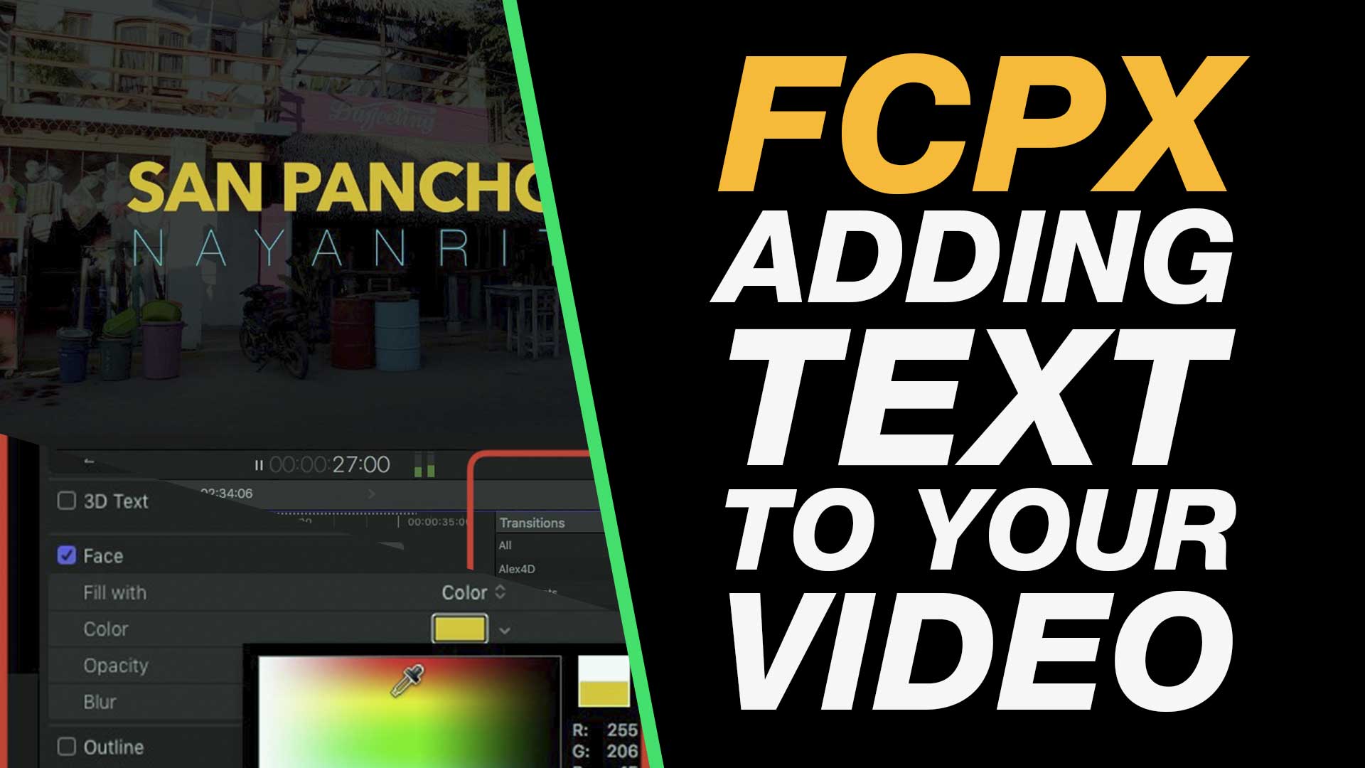 Final Cut Pro X: Adding Basic Titles to Your Video Edit Beginner Tutorial #FCPX #VideoTitles