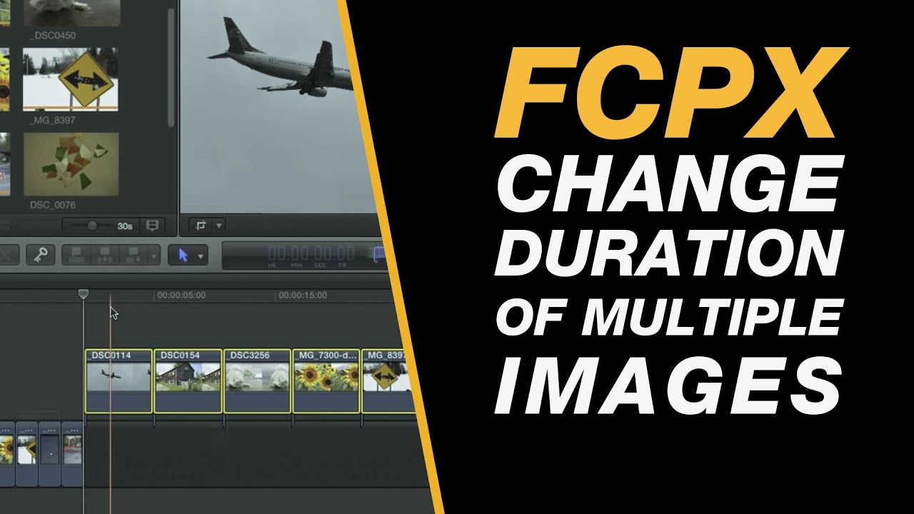 Final Cut Pro X: Change The Duration of Multiple Images in One Go